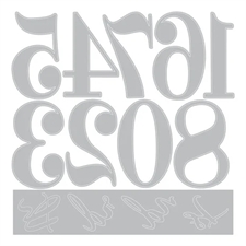 Sizzix Thinlits - Grand Numbers